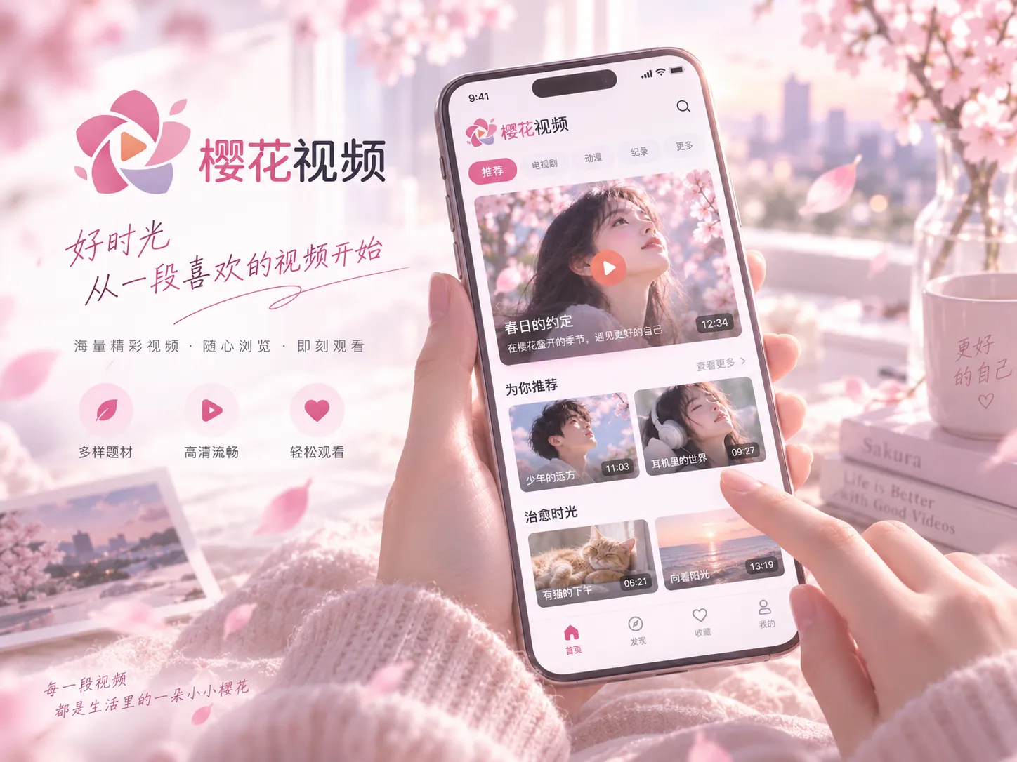电脑浏览器中的视频观看界面