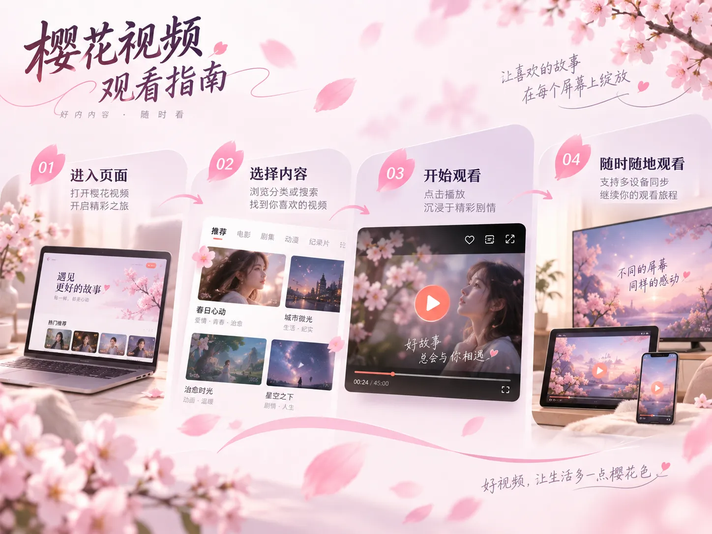 樱花视频观看路径引导